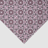 Cherry Blossom Dusky Roos Dot Mandala 1920s Fans Tissuepapier (Detail)
