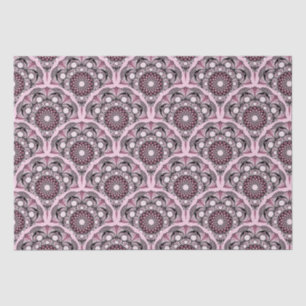 Cherry Blossom Dusky Roos Dot Mandala Art Deco Tissuepapier