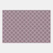 Cherry Blossom Dusky Roos Dot Mandala Diamond Tege Inpakpapier Vel (Voorkant 3)