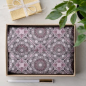 Cherry Blossom Dusky Roos Dot Mandala Diamond Tege Tissuepapier (Geschenk)