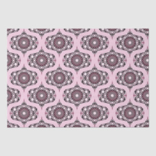 Cherry Blossom Dusky Roos Dot Mandala Retro Ogee Tissuepapier