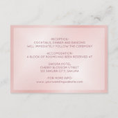 Cherry Blossom Dusty Pink  Informatiekaartje (Achterkant)