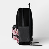 Cherry Blossom DUSTY Roze Zwart Monogram Bedrukte Rugzak (Rechts)