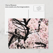 Cherry Blossom Edited Briefkaart (Voorkant / Achterkant)