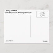 Cherry Blossom Edited Briefkaart (Achterkant)