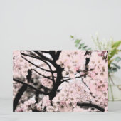 Cherry Blossom Edited Craft Paper Briefpapier (Staand voorkant)