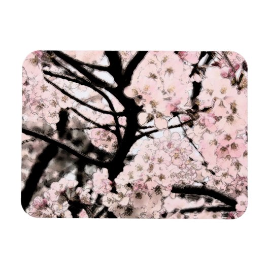 Cherry Blossom Edited Magneet (Horizontaal)
