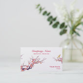 Cherry Blossom - eierschaal Visitekaartje (Staand voorkant)