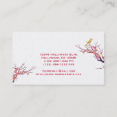 Cherry Blossom - eierschaal Visitekaartje (Achterkant)