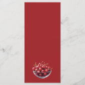 Cherry Blossom Elegance - Gepersonaliseerd eveneme Menu (Achterkant)