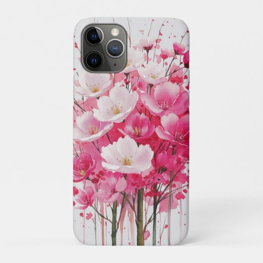 Cherry Blossom Elegance - Waterverf Floral Design Case-Mate iPhone Case (Achterkant)