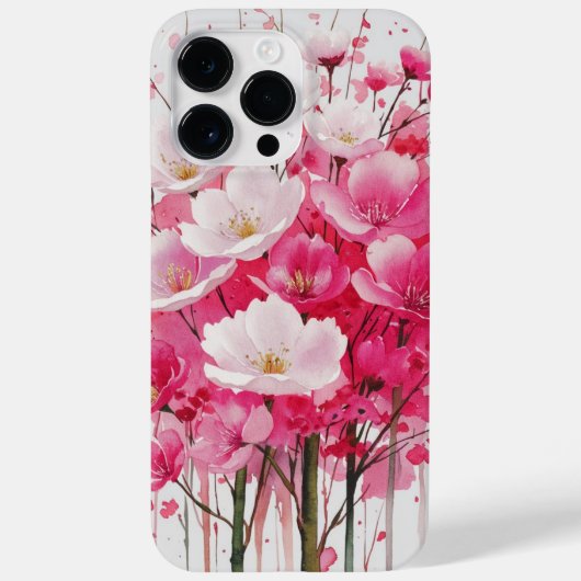Cherry Blossom Elegance - Waterverf Floral Design Case-Mate iPhone Case (Achterkant)