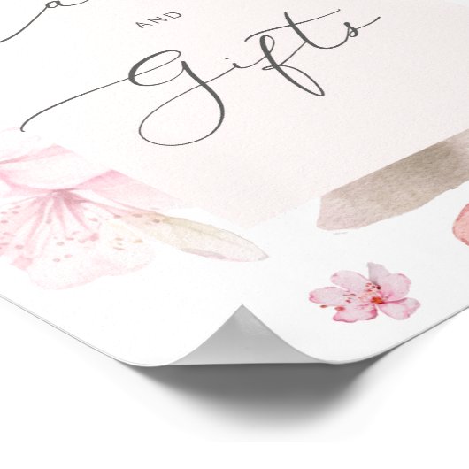 Cherry blossom elegant cards en poster voor giften (Hoek)