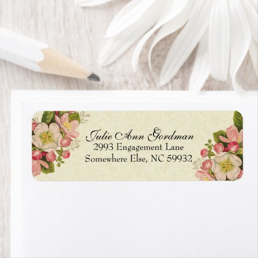  Cherry Blossom Elegant Lace Etiket (Insitu)