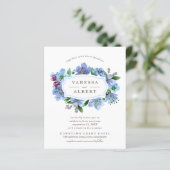 Cherry Blossom Elegant Lijst BUDGET Wedding (Staand voorkant)