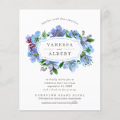 Cherry Blossom Elegant Lijst BUDGET Wedding (Voorkant)