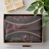 Cherry Blossom Embroized Wedding  Wrappi Tissuepapier (Geschenk)