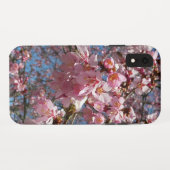 Cherry Blossom en Bee Pink Spring Flowers Case-Mate iPhone Case (Achterkant (horizontaal))