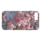 Cherry Blossom en Bee Pink Spring Flowers Case-Mate iPhone Case (Achterkant (Horizontaal))