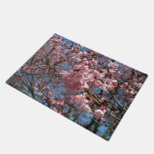 Cherry Blossom en Bee Pink Spring Flowers Deurmat (Schuin)