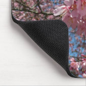 Cherry Blossom en Bee Pink Spring Flowers Muismat (Hoek)