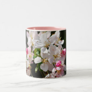 Cherry blossom en betekenis tweekleurige koffiemok