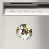 Cherry Blossom en bijen Magneet (Insitu (Vaatwasser))