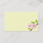 Cherry Blossom en Bird Ma Profile Card Contactkaartje (Achterkant)
