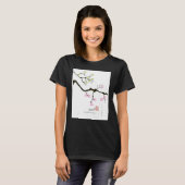 Cherry Blossom en Birds Tony Fernandes T-shirt (Voorkant volledig)