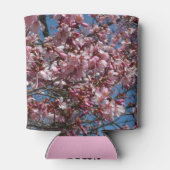 Cherry Blossom en Blue Sky Spring Floral Blikjeskoeler (Achterkant)