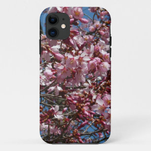 Cherry Blossom en Blue Sky Spring Floral iPhone 11 Hoesje