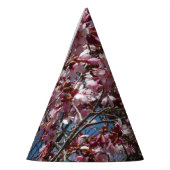 Cherry Blossom en Blue Sky Spring Floral Feesthoedjes (Links)