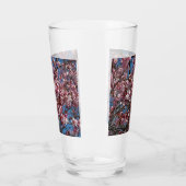 Cherry Blossom en Blue Sky Spring Floral Glas (Links)