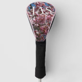 Cherry Blossom en Blue Sky Spring Floral Golfheadcover (Voorkant)