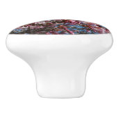 Cherry Blossom en Blue Sky Spring Floral Keramische Knop (Zijkant)