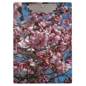 Cherry Blossom en Blue Sky Spring Floral Klembord (Voorkant)