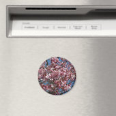 Cherry Blossom en Blue Sky Spring Floral Magneet (Insitu (Vaatwasser))
