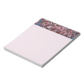 Cherry Blossom en Blue Sky Spring Floral Notitieblok (Linkerzijde)