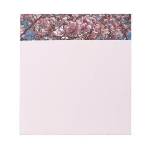 Cherry Blossom en Blue Sky Spring Floral Notitieblok
