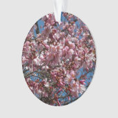 Cherry Blossom en Blue Sky Spring Floral Ornament (voorkant)