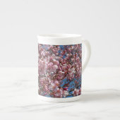 Cherry Blossom en Blue Sky Spring Floral Porselein Kop (Voorkant rechts)