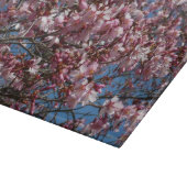 Cherry Blossom en Blue Sky Spring Floral Snijplank (Hoek)