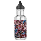 Cherry Blossom en Blue Sky Spring Floral Waterfles (Links)