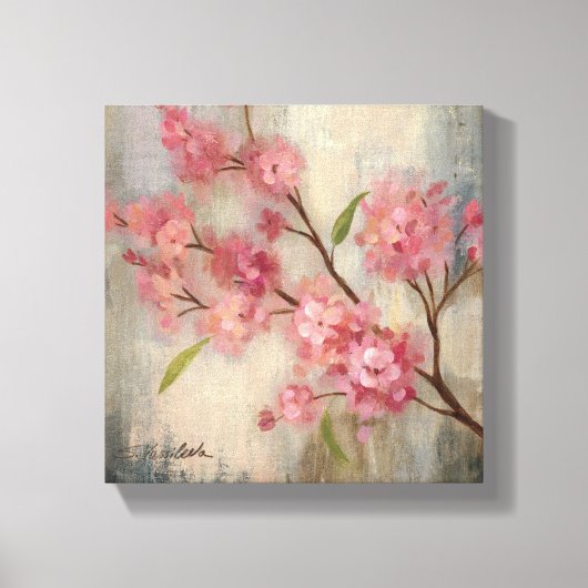 Cherry Blossom en Branch Canvas Afdruk (Voorkant)