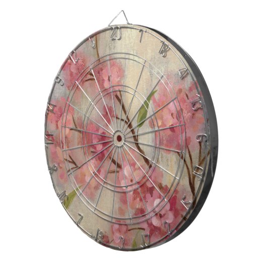 Cherry Blossom en Branch Dartbord (Voorkant Rechts)