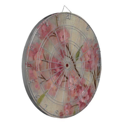 Cherry Blossom en Branch Dartbord (Voorkant Links)