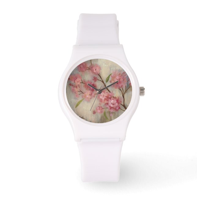 Cherry Blossom en Branch Horloge (Voorkant)