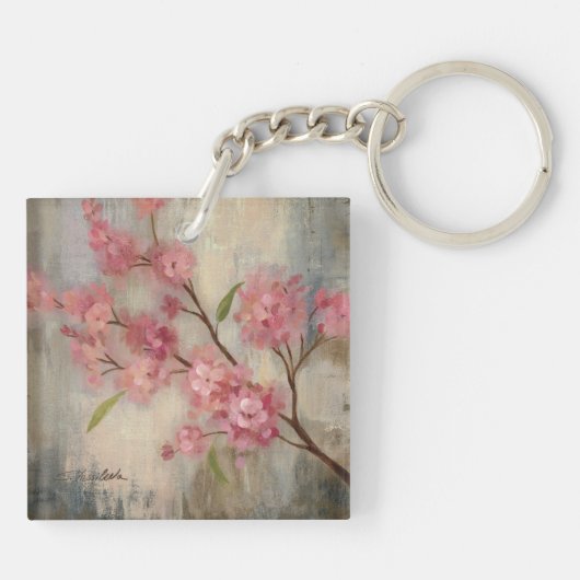 Cherry Blossom en Branch Sleutelhanger (Achterkant)