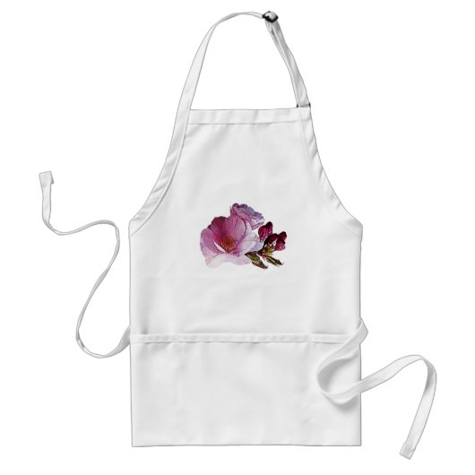 Cherry Blossom en Bud Standaard Schort (Voorkant)