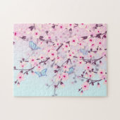 Cherry Blossom en Butterflies Legpuzzel (Horizontaal)